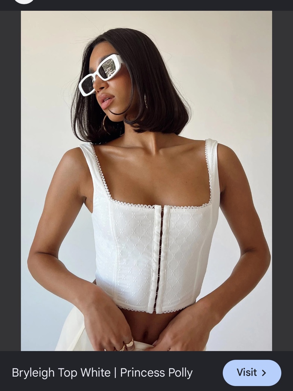 Bryleigh Top White